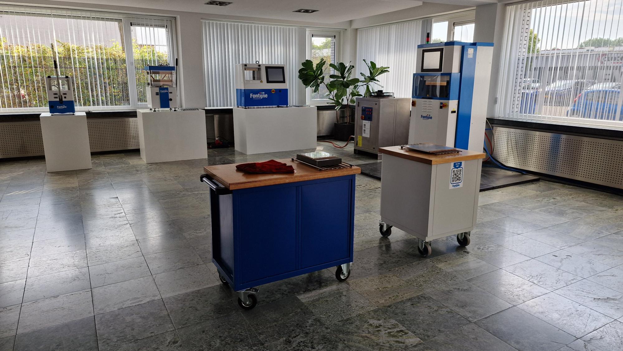 New fully equipped in-house showroom for testing and evaluation ...